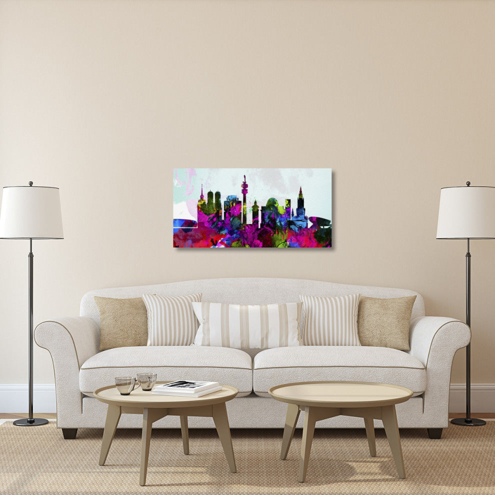 "Munich City Skyline" Fine Art Print