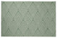 Lifeflor Diamond Spring Chenille Rug, Muted Green, 4'x6'