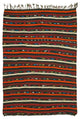 Rug N Carpet - Handmade Oriental 8' 2'' x 11' 1'' Vintage Goat Hair Kilim Rug