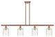 Innovations 516-4I-AC-G1113-LED 4-Light Island Light, Antique Copper