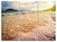 "Vintage-Style Beach at Similan Park" Metal Wall Art, 3 Panels, 36"x28"