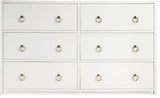 Lark 6 Drawer White Dresser, 5525304