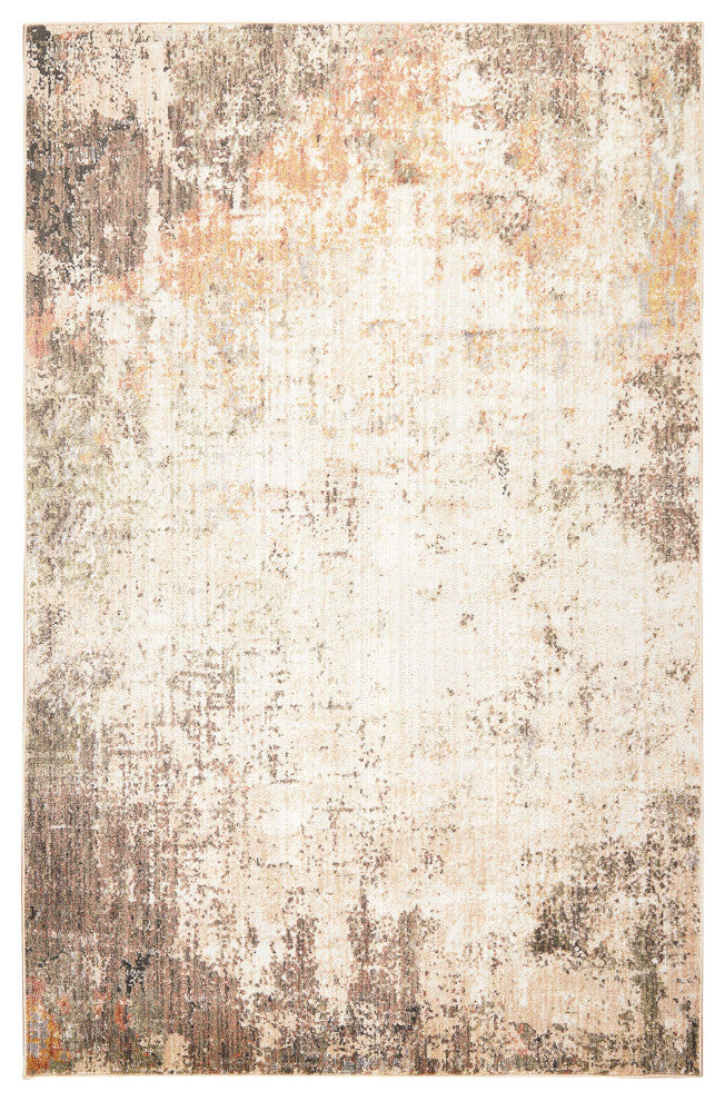 Sahara Abstract Machine Made Indoor Area Rug, 5'3"x7'3", Multi