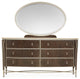 AICO Furniture Villa Cherie 6 Piece King Bedroom Set