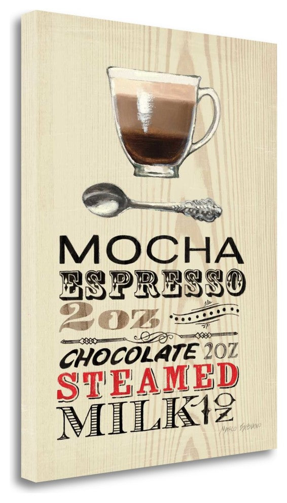 "Mocha" By Marco Fabiano, Giclee Print on Gallery Wrap Canvas, Ready to Hang