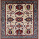 Ahgly Company Indoor Square Mid-Century Modern Area Rugs, 7' Square