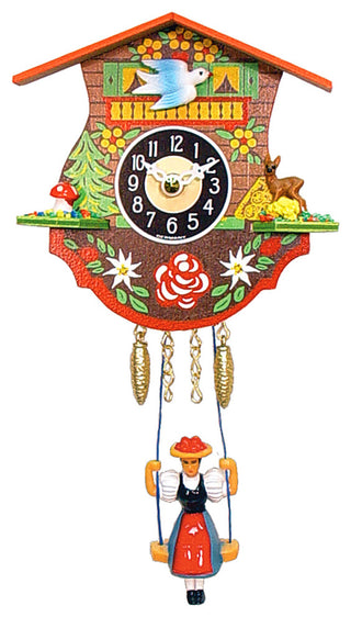 Engstler Battery-Operated Clock- Mini Size With Music/Chimes