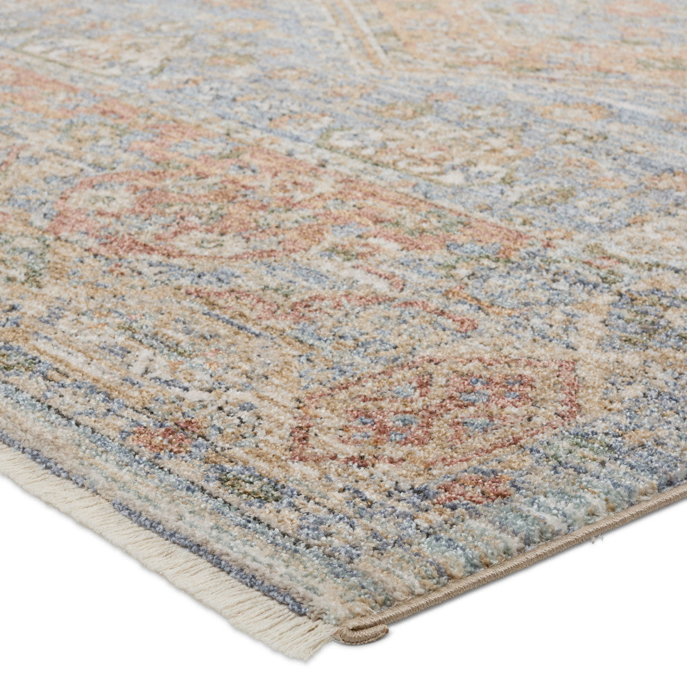 Jaipur Living Madrid Medallion Red/ Blue Area Rug 9'X13'