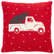 Safavieh Homeward Pillow, Red, 20"x20"