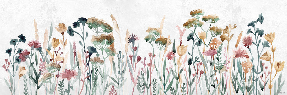 "Field of Flowers" Painting Print on Wrapped Canvas