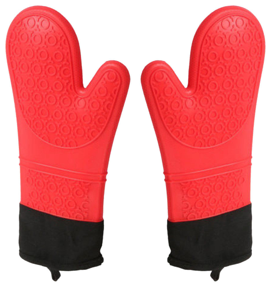 Stylish Heat Resistant Silicone Mitts