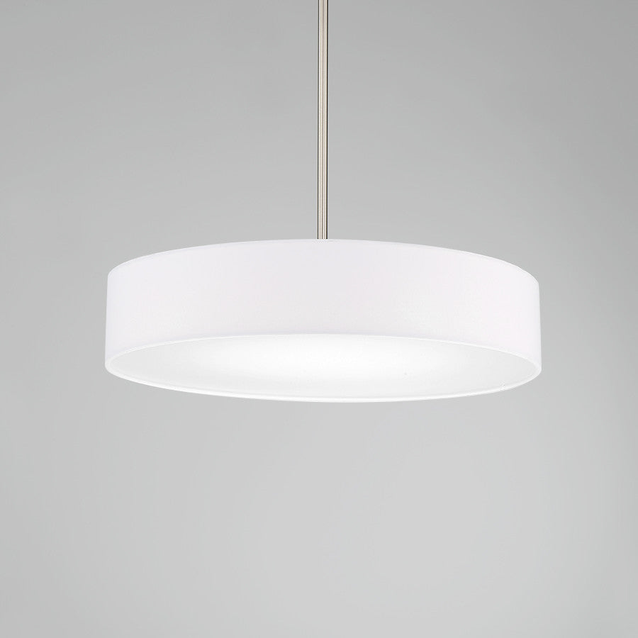 WAC Lighting Manhattan 20in LED Pendant in Brushed Nickel
