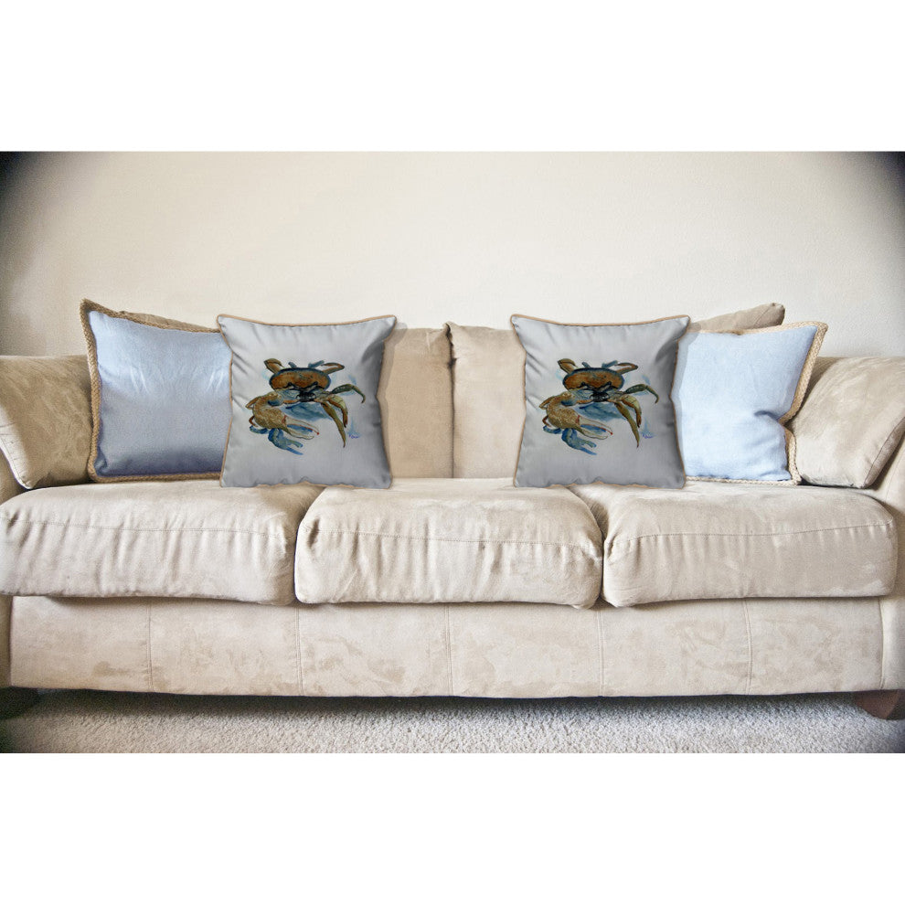 Fiddler Crab Large Indoor/Outdoor Pillow 18x18