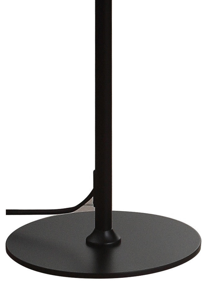 Natalie 63" LED Integrated Floor Lamp, Black