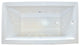 Zen 60"x36" Silver Series Hydro Massage Bath