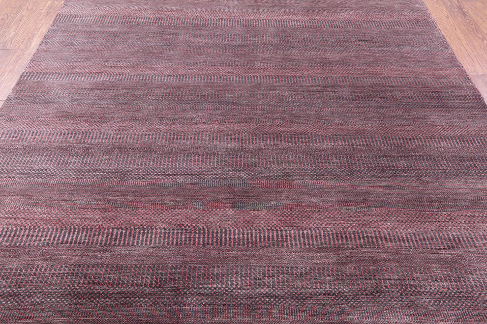 Handmade Wool and Silk Savannah Grass Rug 8' 0" X 9' 5" Q12011