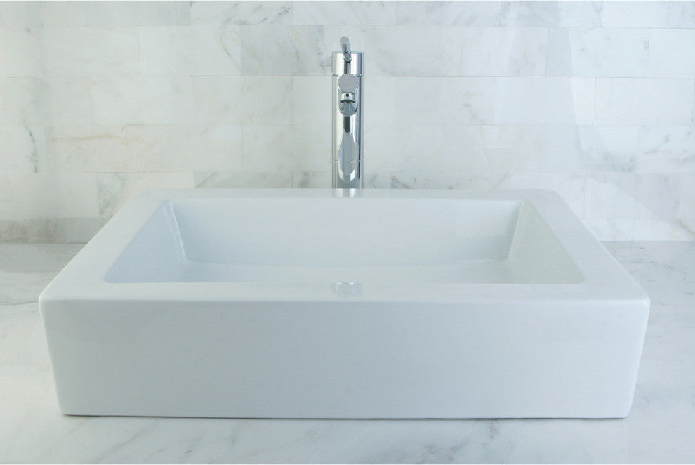 Fauceture Vessel Sink, White