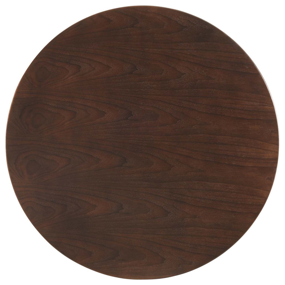 Lippa 47" Wood Dining Table, Black Cherry Walnut