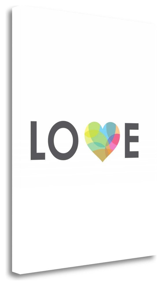 "Love" By Volkan Dalyan, Giclee Print on Gallery Wrap Canvas, Ready to Hang