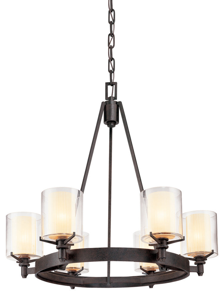 Troy Lighting Arcadia Six Light Chandelier F1716FR