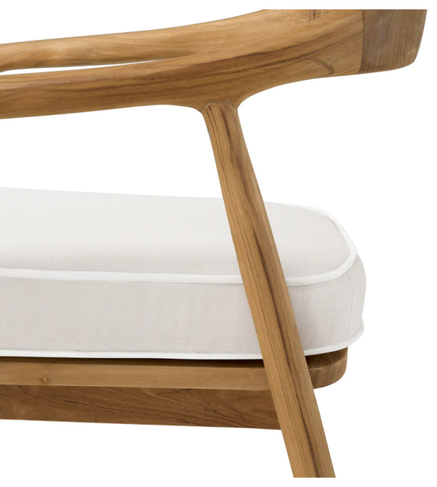Natural Teak Outdoor Dining Chair, Eichholtz Beale