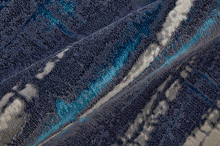 Weave & Wander Armada Dramatic Blue/Ivory Rug, 10'x13'2"