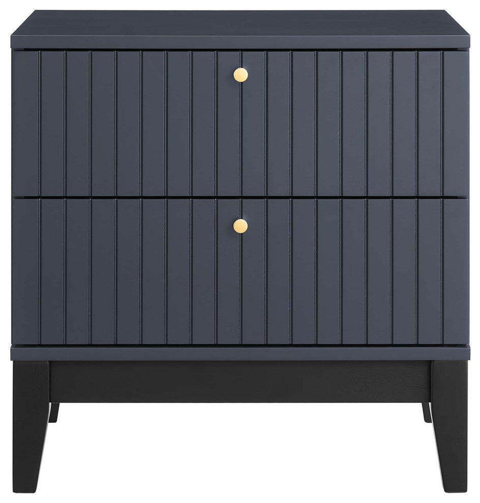 Dakota 3 Piece Upholstered Bedroom Set, Blue