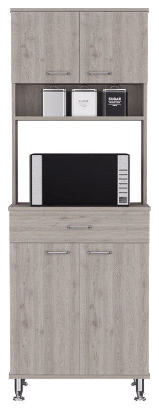 Pantry Piacenza, Kitchen, Light Gray