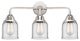 Small Bell Bath Vanity Light, Polished Chrome, Clear, Clear