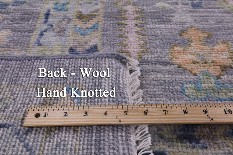 10' 0" X 13' 11" Hand Knotted Turkish Oushak Wool Rug - Q13323
