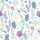 Disney Encanto White Embroidery Floral Peel and Stick Wallpaper