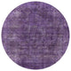 Ahgly Company Indoor Round Mid-Century Modern Area Rugs, 4' Round