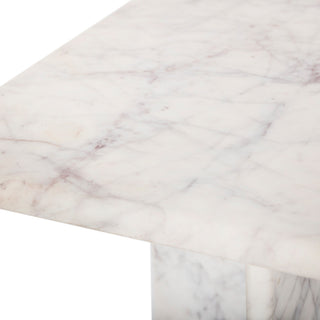 Verona End Table, White