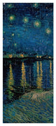 "Starlight Over the Rhone (center)" Print by Vincent van Gogh, 17"x38"