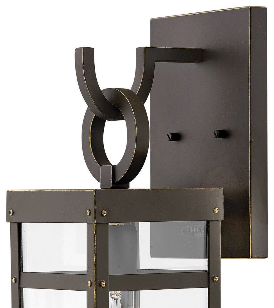 Hinkley Porter 18.5" Small Outdoor Wall Mount + LED bulb, Oil Rubbed Bronze