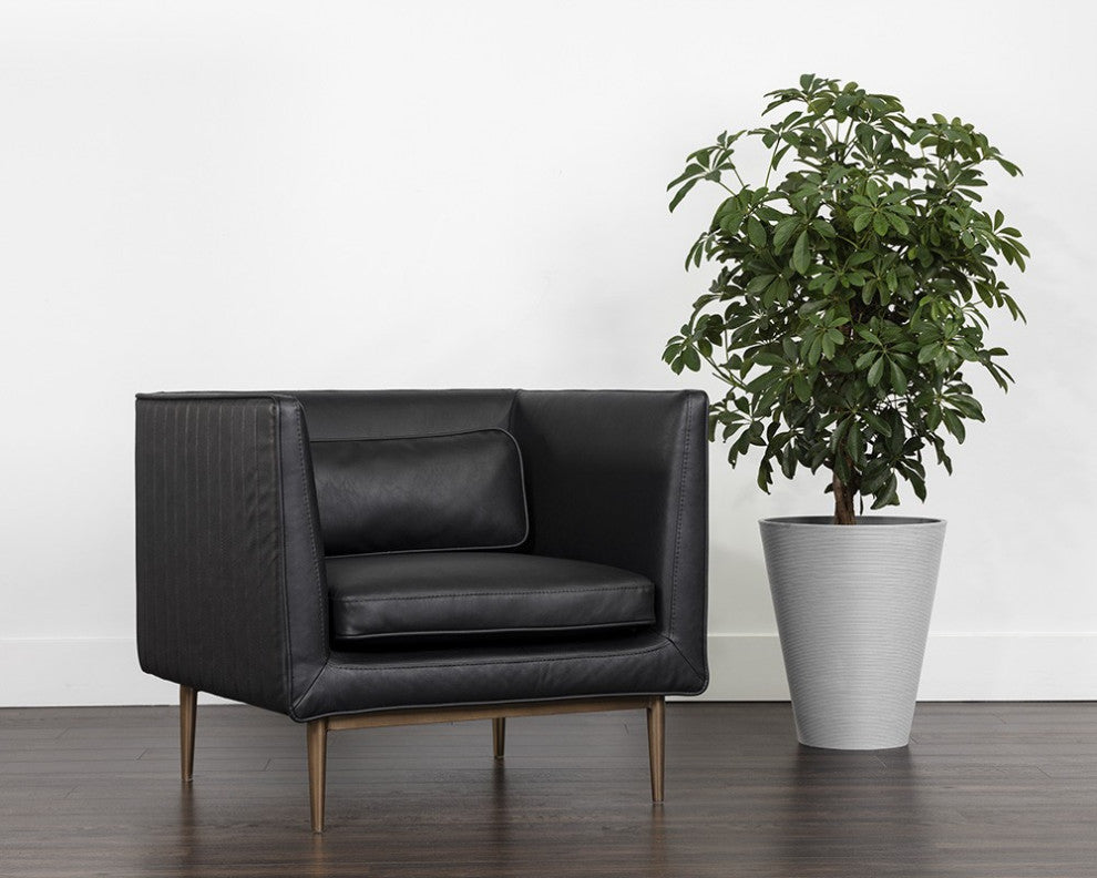 Batavia Armchair, Vintage Black