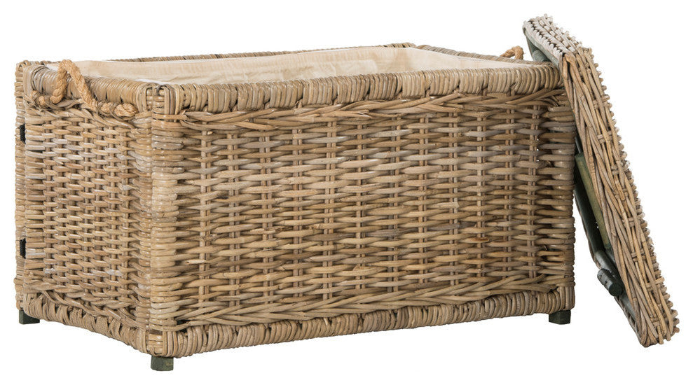 happimess Jacob 30" Wicker Storage Trunk, Natural