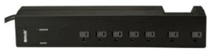 Woods 7 Outlet Surge Strip, 10', Black