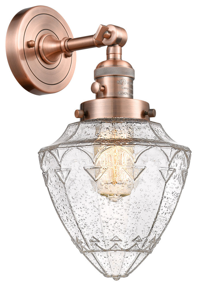 INNOVATIONS 203SW-AC-G664-7 1-Light Sconce Antique Copper