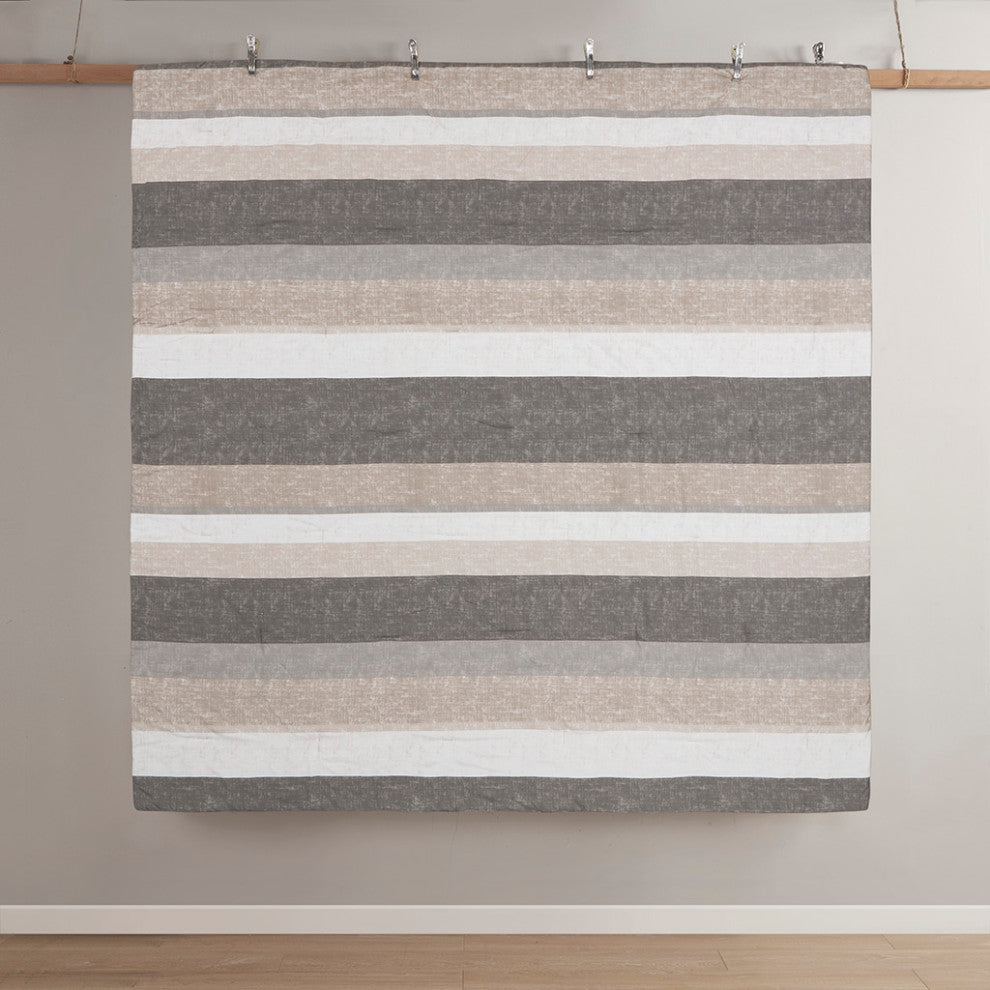 Madison Park Essentials Jaxon Stripe Comforter Set With Bed Sheets