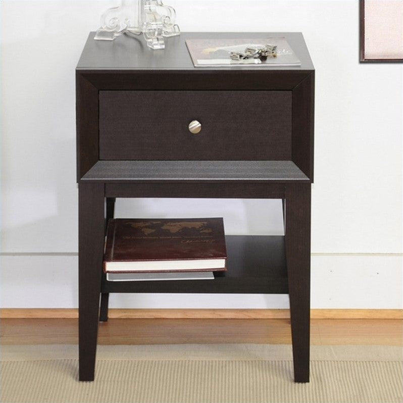 Gaston Brown Accent Table and Nightstand