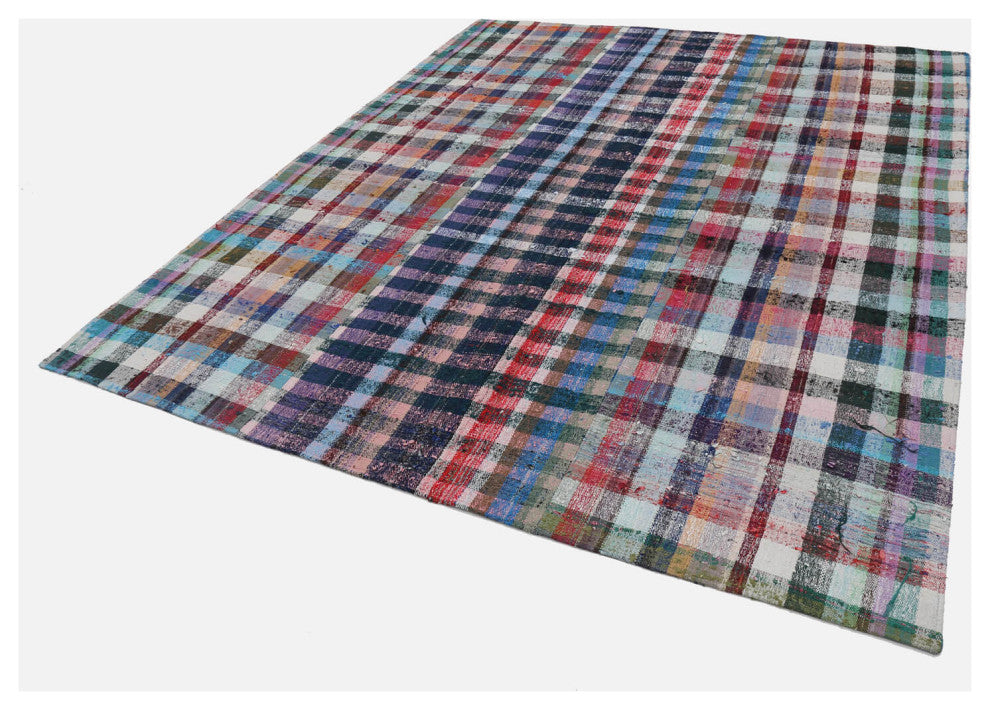 Rug N Carpet - Handmade Turkish 8' 5'' x 10' 0'' Vintage Patchwork Kilim Rug