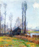 Robert Vonnoh Moist Weather (France), 20"x25" Gallery Wrapped Canvas Print