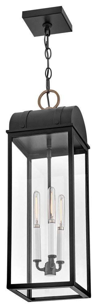 Hinkley Campbell Large Hanging Lantern, Black