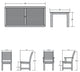 Weatherly 7-Piece Rectangle Dining Set, Harbor Gray