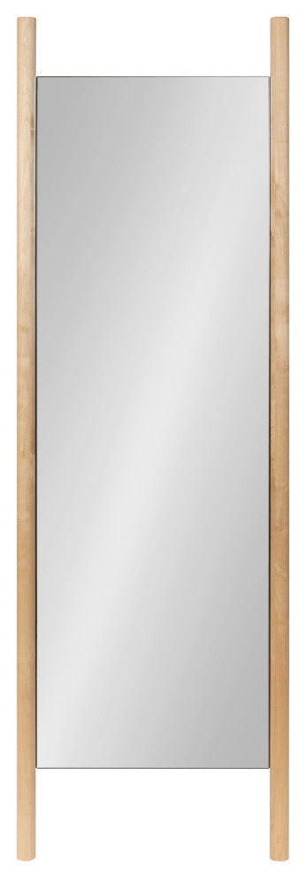 Findlay Wood Wall Leaner Mirror, Natural, 21"x67"
