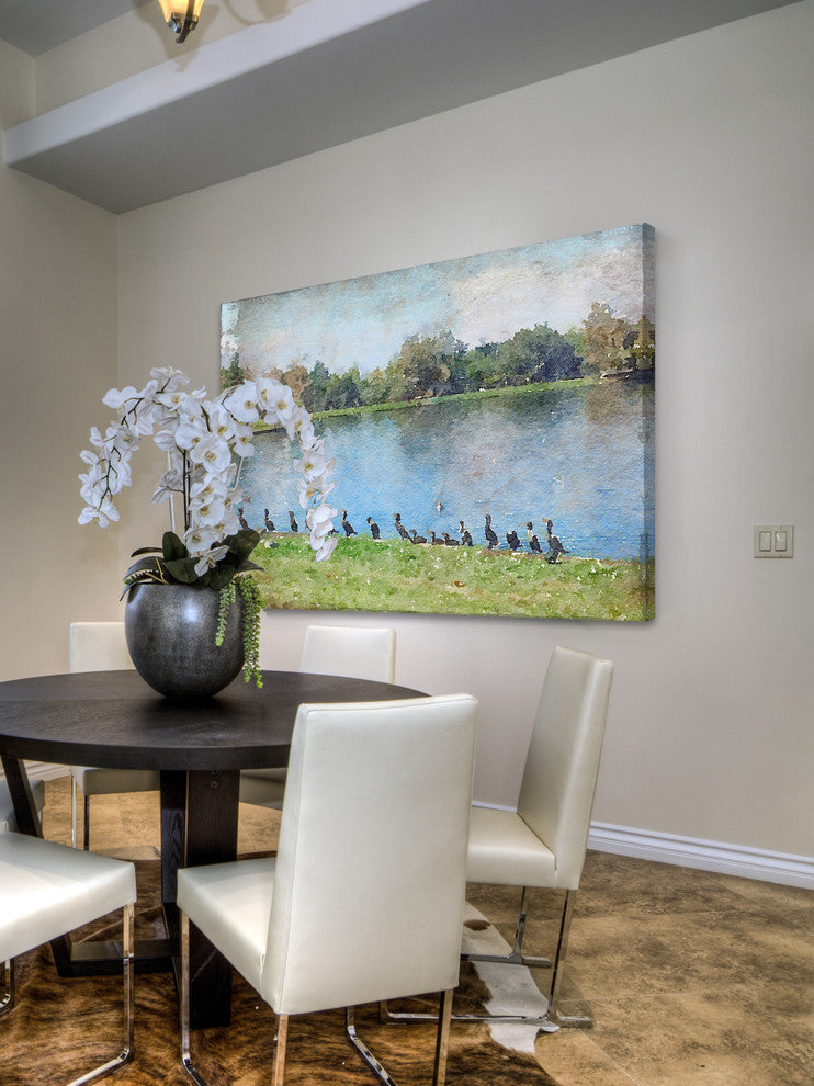 "Spring on the Farm 4" Print on Canvas by Irena Orlov