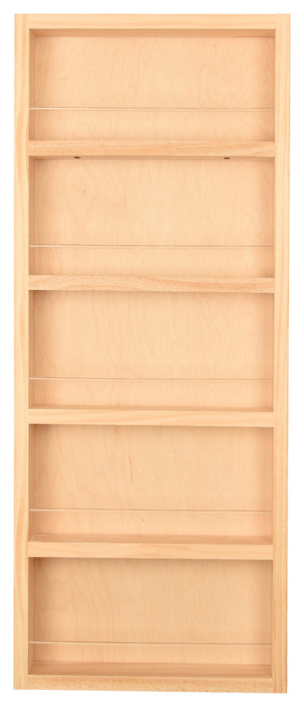Meadow Unfinished On the Wall Spice Rack 35"h x 11"w x 3.5"d
