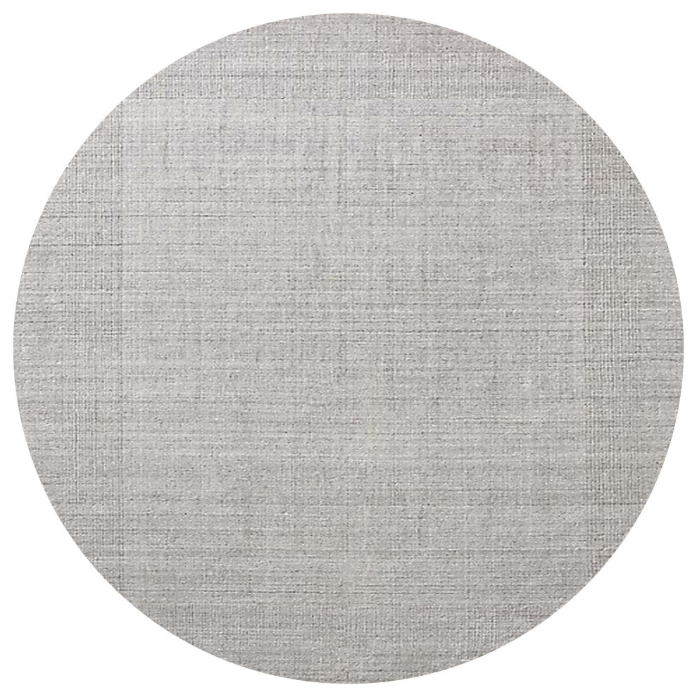 Ahgly Company Indoor Round Mid-Century Modern Area Rugs, 6' Round