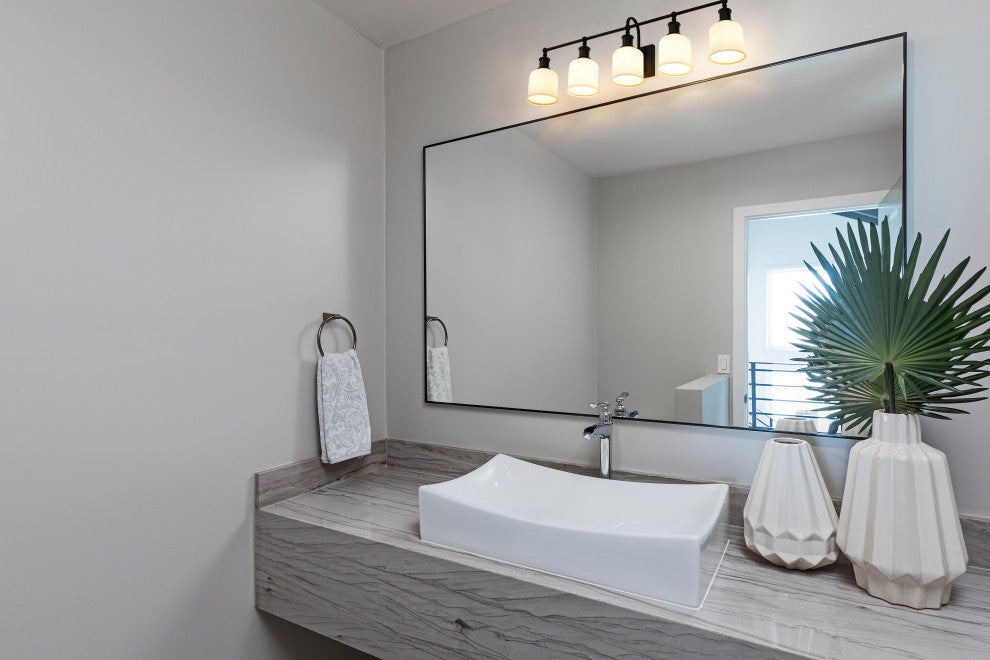 Zlite 733-5V-MB 5-Light Vanity, Matte Opal